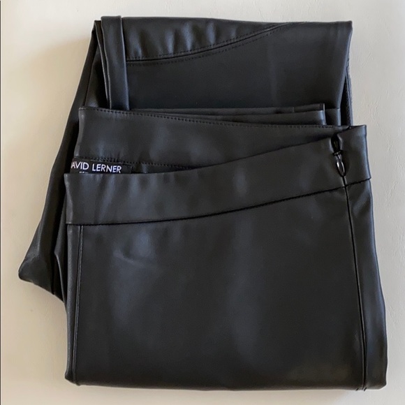 David Lerner New York black Vegan Leather Legging - Picture 2 of 6
